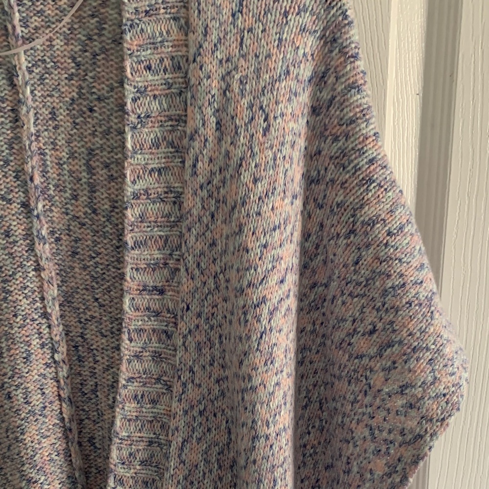 LOFT Multicolor Open-Front Cardigan - Picture 3 of 11